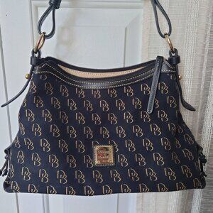 Dooney & Bourke Signature Small East West Slouch